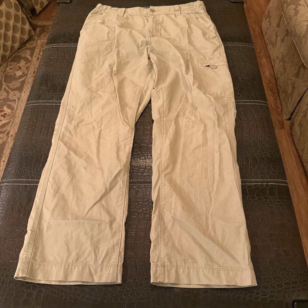 Red Head Men's 100% Cotton Beige Cargo Pants 36x32